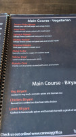 Caraway Grill Regina Downtown menu
