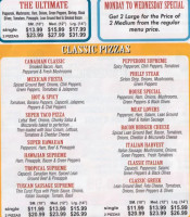 Canadian 2 For 1 Pizza And Broasters Pressure Fried Chicken menu
