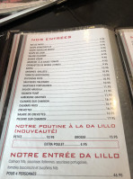 Da Lillo menu