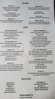 Jane Bond Cafe menu