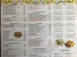 Blessings Eatery menu