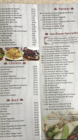 Eastern Restaurant menu