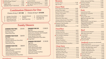 Kiki Gardens Restaurant menu