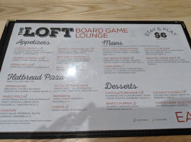 Level One Game Pub menu