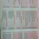 Chinese Valley Restaurant Carte