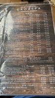 Grozepa Brasserie Urbaine menu