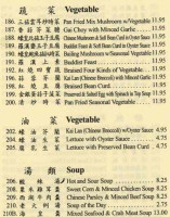 Tsim Chai Noodle Restaurant Ltd menu