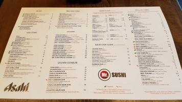 Mr Sushi Lonsdale menu
