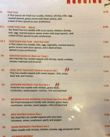 Thai Pepper Restaurant menu