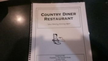 Country Diner Restaurant menu
