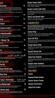 Roasters Bbq Grill menu