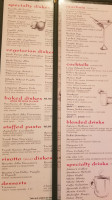 Anton's Pasta Bar menu
