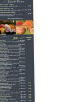 Chiba Sushi menu