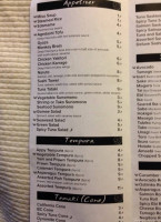 Sushi Langford menu