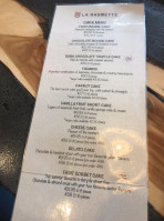 La Baguette menu
