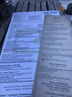 The Port Pub And Bistro menu