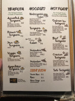 Sushi Park menu