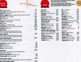 Sushi S Japanese Restaurant menu