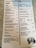 Roundel Cafe menu