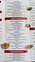 Taal Fine Indian Cuisine menu