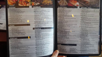 Valley Sushi menu