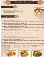 J.c. Royal Thai Cuisine menu