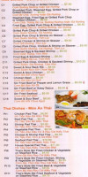 Pho Bo Saigon menu