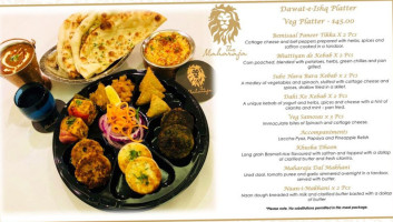 The Maharaja menu