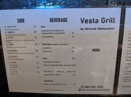 Vesta Grill Korean Cuisine inside