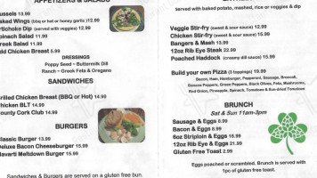 Paddy's Brewpub & Rosie's Restaurant menu