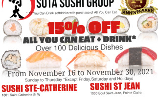 Sushi Ste-Catherine food