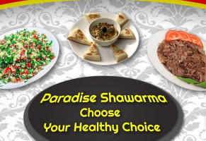 Paradise Shawarma food