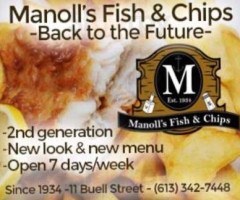 Manoll's Fish & Chips food