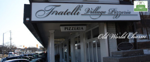 Fratelli Village Pizzeria outside