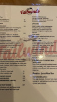 Tailwinds Grill menu