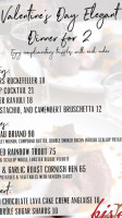Bistecca Italian Steakhouse menu