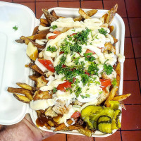 Charger Gourmet Burger Poutine food