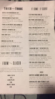 Three Boars Eatery menu