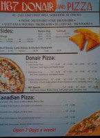 H67 Donair And Pizza Palace menu