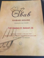Arbab Kabab House menu