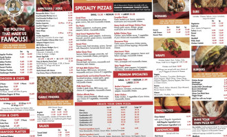 Alexandra's Pizza Sydney menu