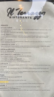 Il Terrazzo Ristorante menu