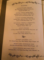 Bar Clementine menu