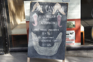 Cafe Cantina food
