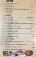 Szechuan Restaurant menu