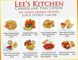 Lee's Kitchen Chinese And Thai Cuisine food