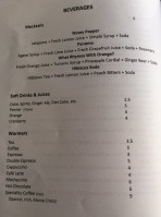 Carben Food + Drink menu