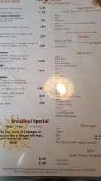 Hynes Restaurant menu