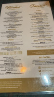 Trocadero Pizza & Steak House menu