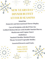 Four Seasons Restaurant menu